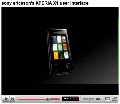 Idlemode: Sony Ericsson XPERIA Idlemode: Sony Ericsson XPERIA
