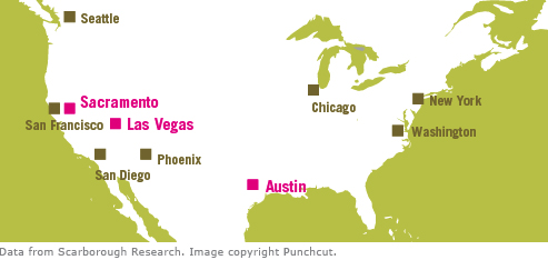 Top US Cities for Early Adopters Top US Cities for Early Adopters